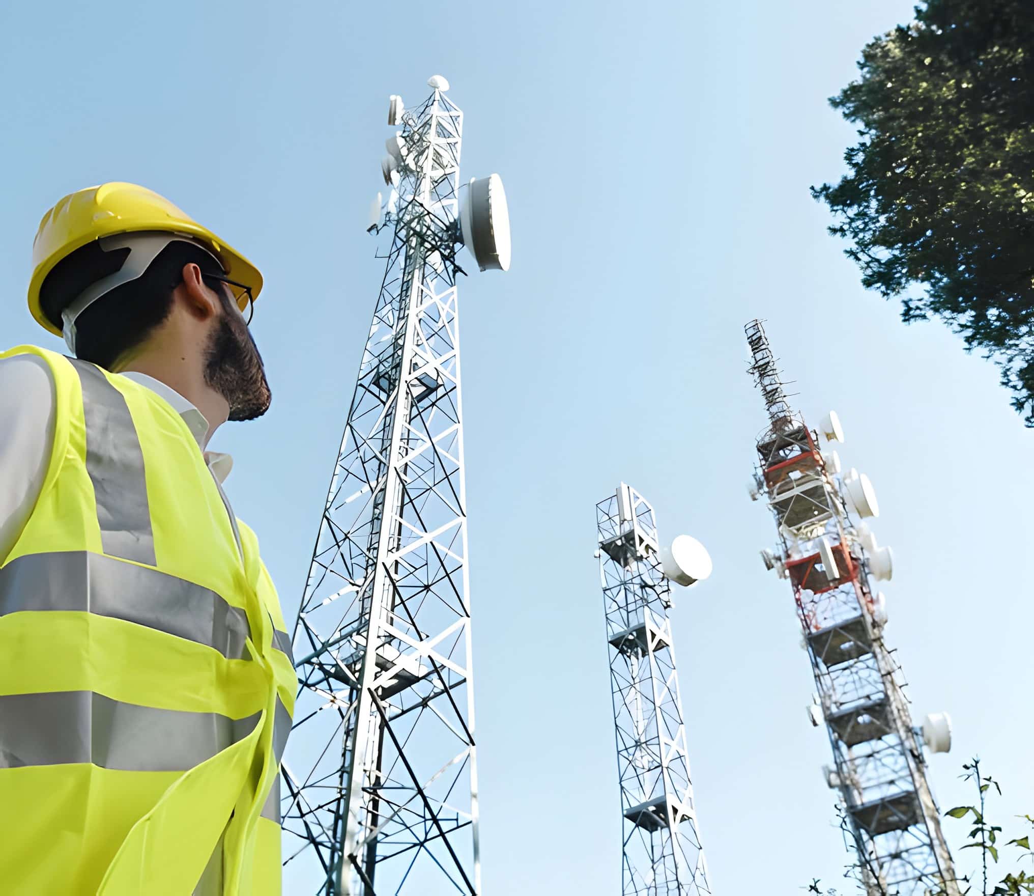 Telecom antenna towers